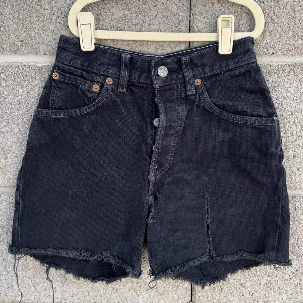 Vintage Levi’s Orange Tab Black Shorts